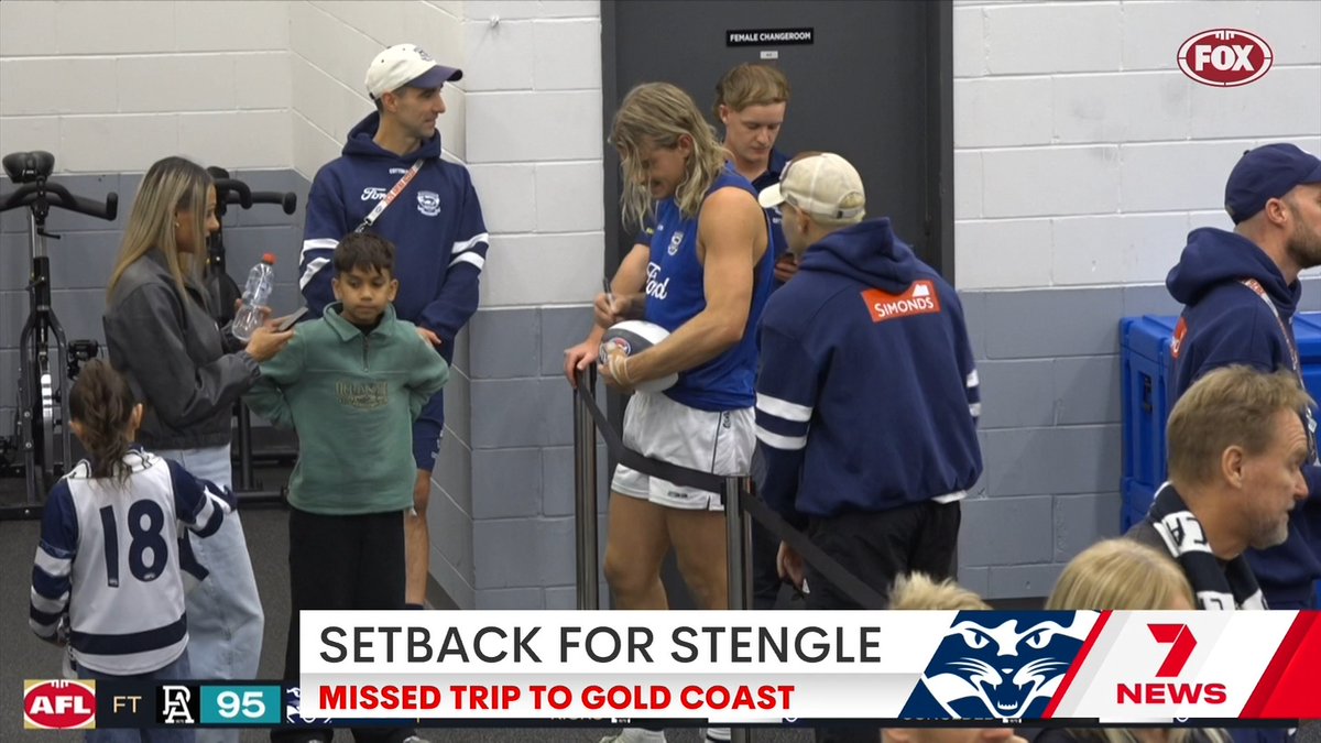 Cats forward Tyson Stengle has suffered a setback in his AFL comeback attempt after missing a flight with the Geelong VFL team to play against Southport on the Gold Coast. Eyewitnesses allege he was at Electric Nightclub 36 hours before the missed flight. Xander McGuire