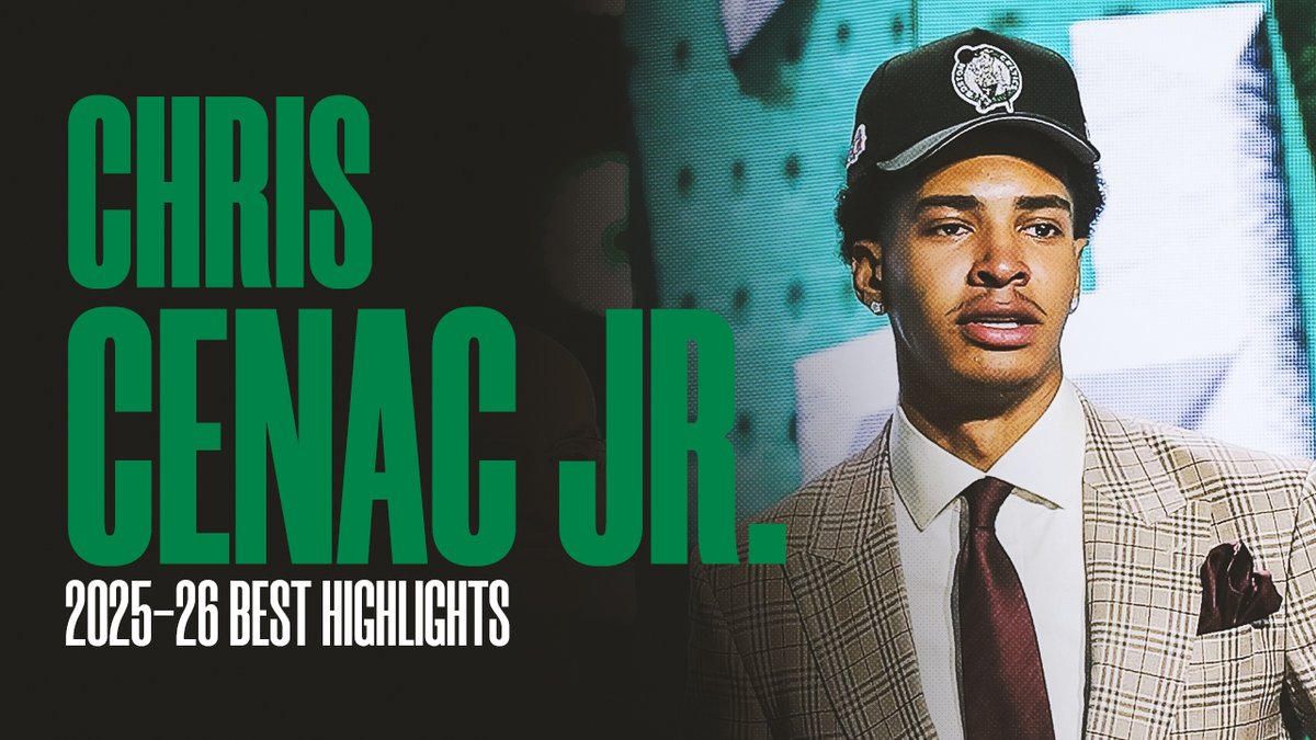You are a Celtic now, Chris Cenac Jr. ☘️ Welcome to Boston!