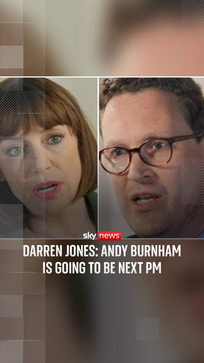 Chief secretary to the prime minister Darren Jones has said he will not run to become the leader of the Labour Party, raising the chances of a coronation for Andy Burnham. He spoke to Sky's Beth Rigby