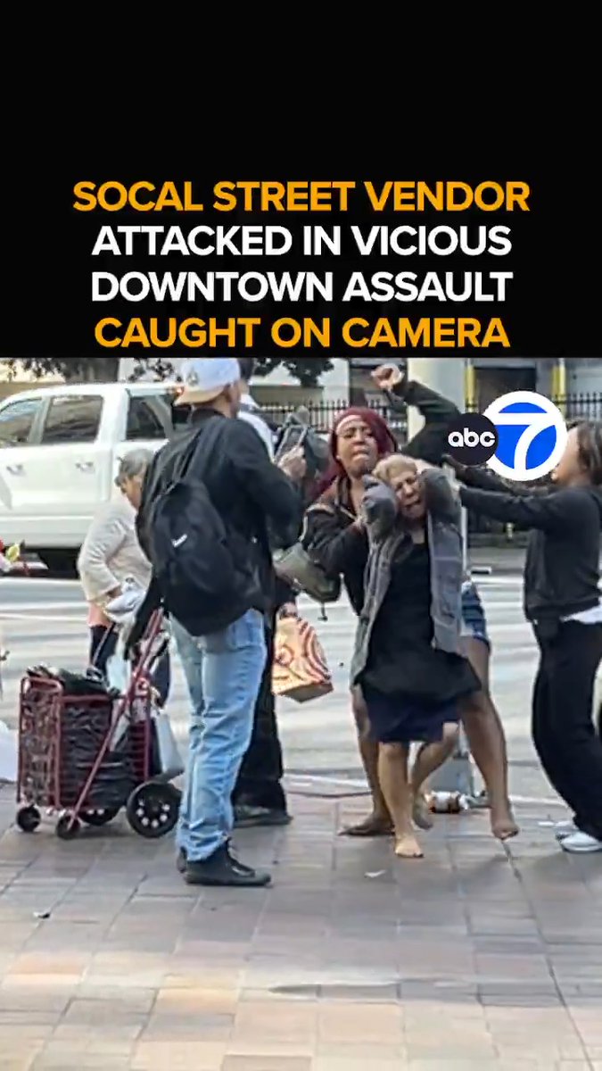 A beloved street vendor is attacked on a downtown L.A. street as horrified eyewitnesses look on. A woman is caught on camera repeatedly assaulting the vendor. The outpouring of support raising nearly $100,000 for the victim. Tonight at 11 from ABC7.