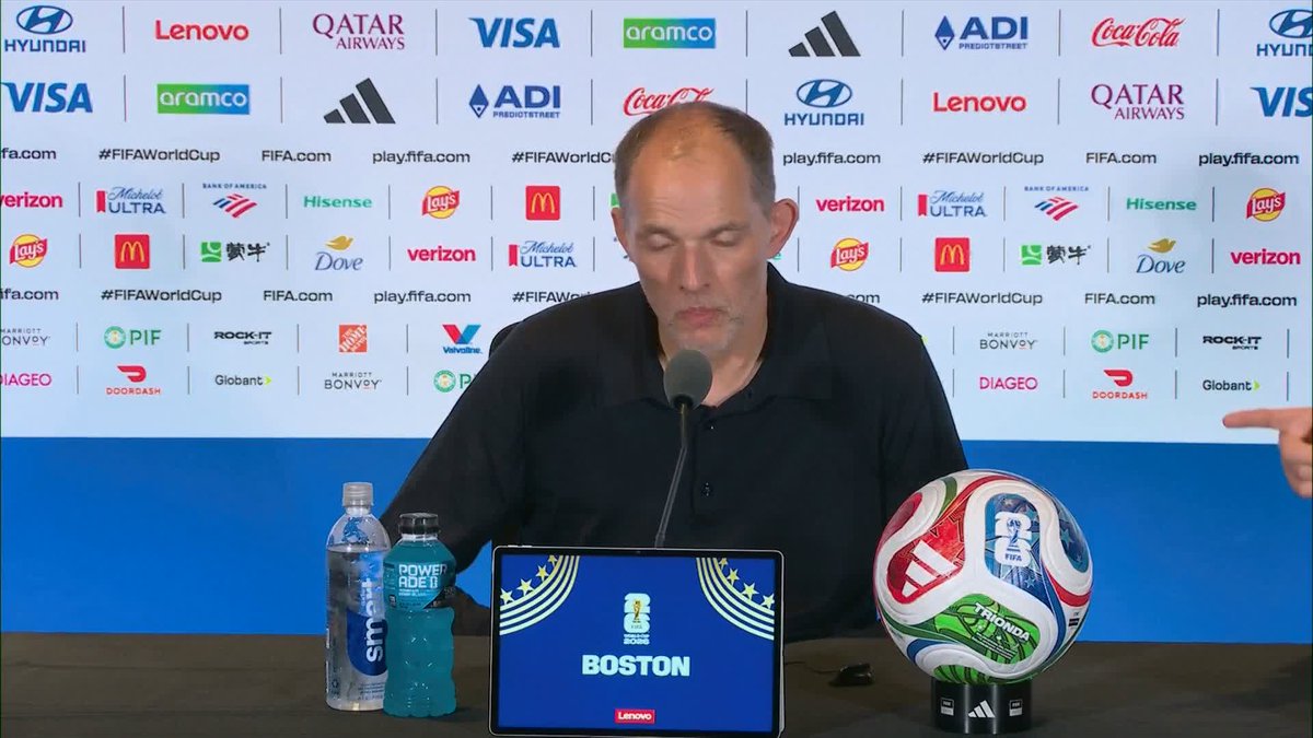 🗣️ "It was an exchange of emotions, and Jude stood up for himself and his team." Thomas Tuchel has defended Jude Bellingham after tempers flared between the midfielder and Ghana boss Carlos Queiroz at half-time of Tuesday's goalless draw 🤝