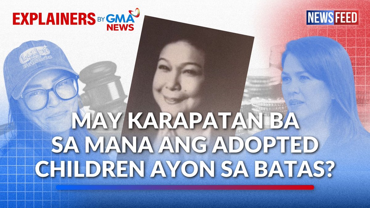 Wala raw habol sa mana ng namayapang National Artist na si Nora Aunor ang kanyang mga adopted children na sina Lotlot at Matet de Leon. Muling lumitaw ang usapin ng mana matapos mabanggit ng kapatid nilang si Ian de Leon na siya ang “sole heir” ng mga ari-arian ng ina. May karapatan nga ba sa mana ang mga adopted children ayon sa batas? Alamin sa video.