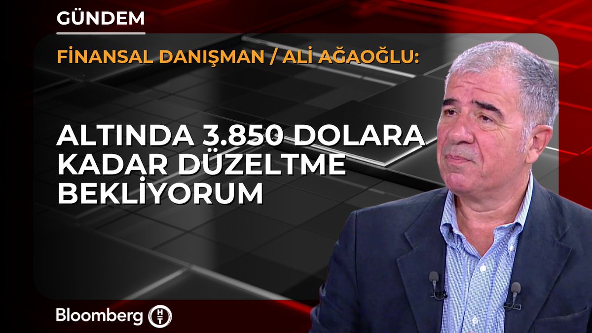 Finansal Danışman Ali Ağaoğlu: 📍 Altında 3.850 dolara kadar düzeltme bekliyorum