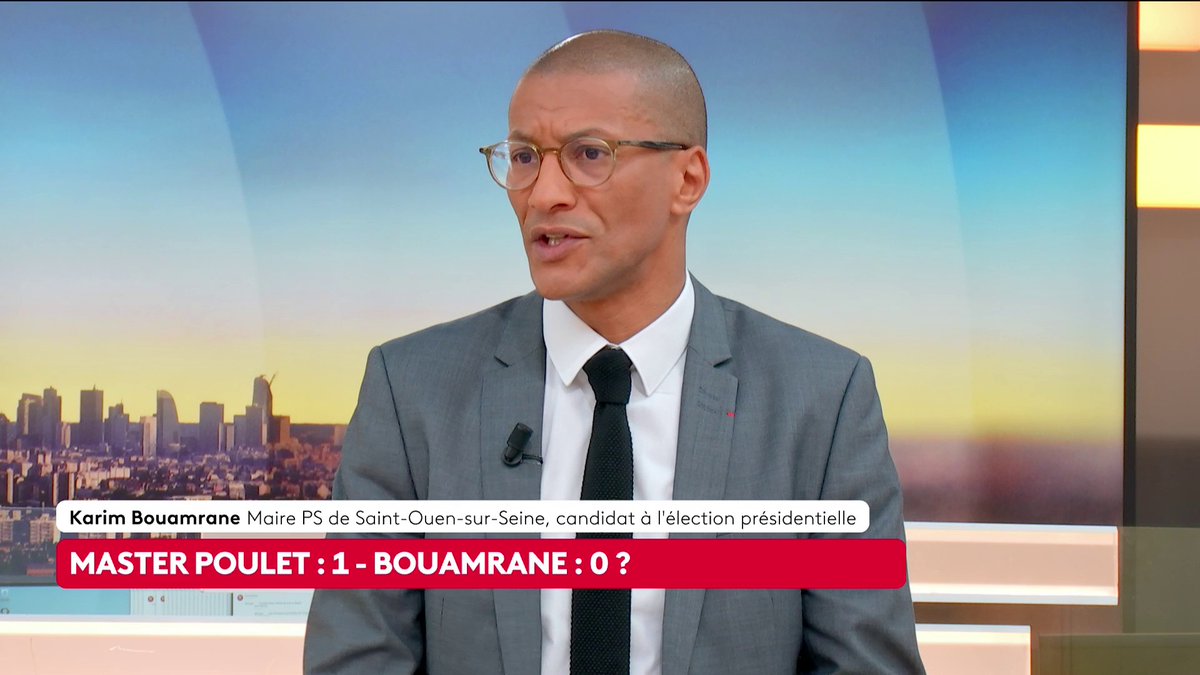 🔴 🗣 "LFI prône une politique de ghettoïsation (...) moi je prône la santé alimentaire, le beau, le bon et l'excellence pour toutes et tous", déclare le maire PS de Saint-Ouen Karim Bouamrane qui voulait faire fermer un restaurant Master Poulet dans sa ville. #canal16