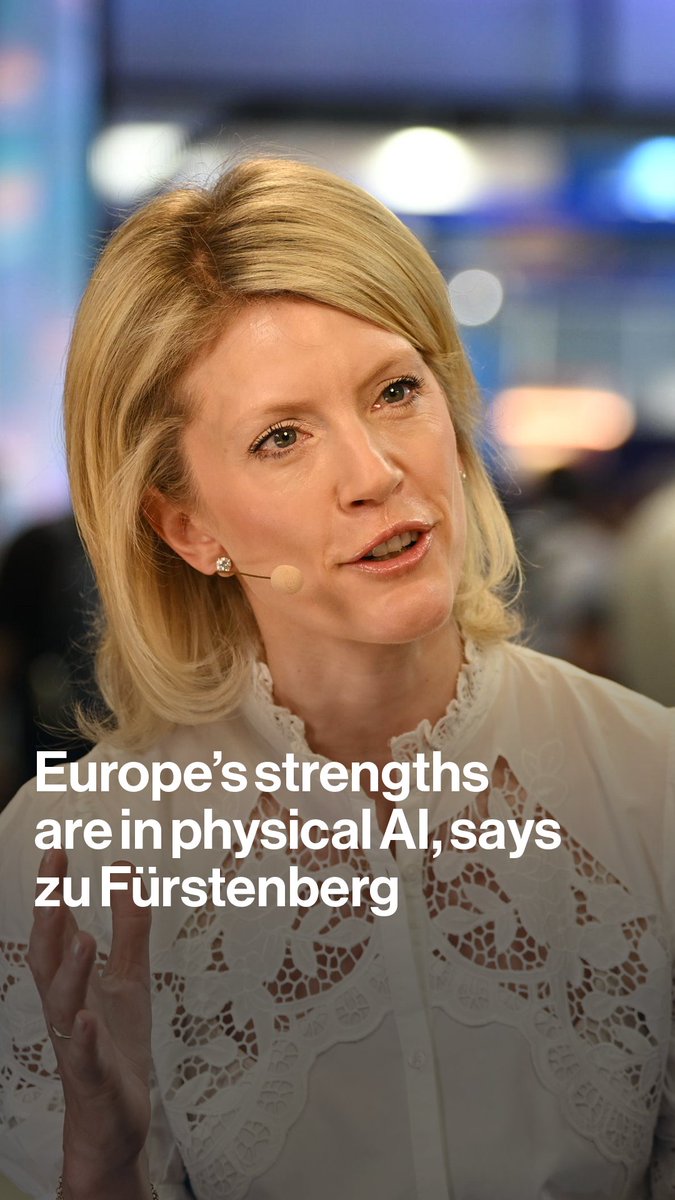 General Catalyst's president and managing director Jeannette zu Fürstenberg discusses Europe's role in physical AI with Tom Mackenzie