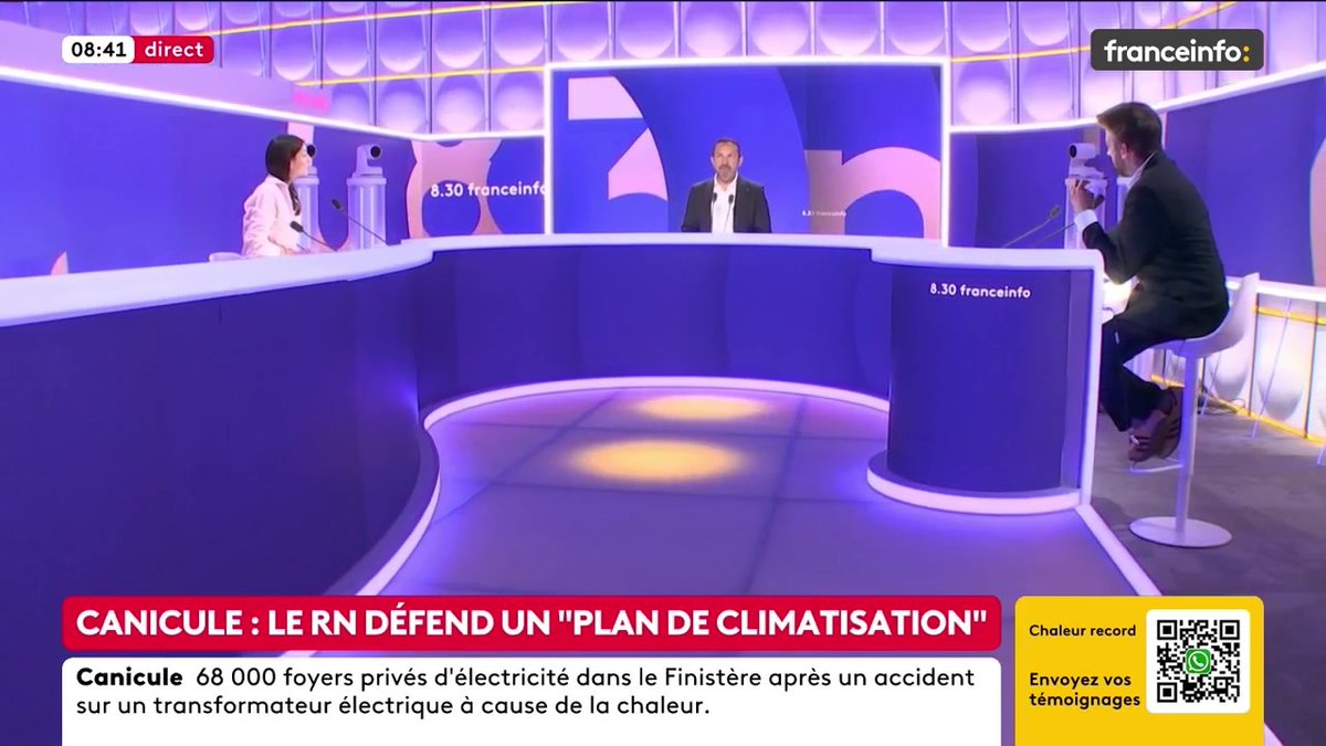 Le RN n’a absolument pas réfléchi à la question avant de proposer de mettre des clim partout donc ils racontent des trucs au doigt mouillé