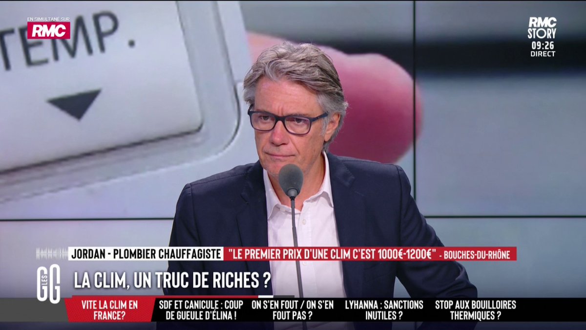 🌬️ La clim, un truc de riches ? 📞 Jordan, plombier chauffagiste : "Non, c'est pas un truc de riches. Au premier prix je peux être à 950 €. C'est pas un truc de fou, mais ça fonctionne bien. On peut les financer en 4x, 10x, 36x." #GGRMC
