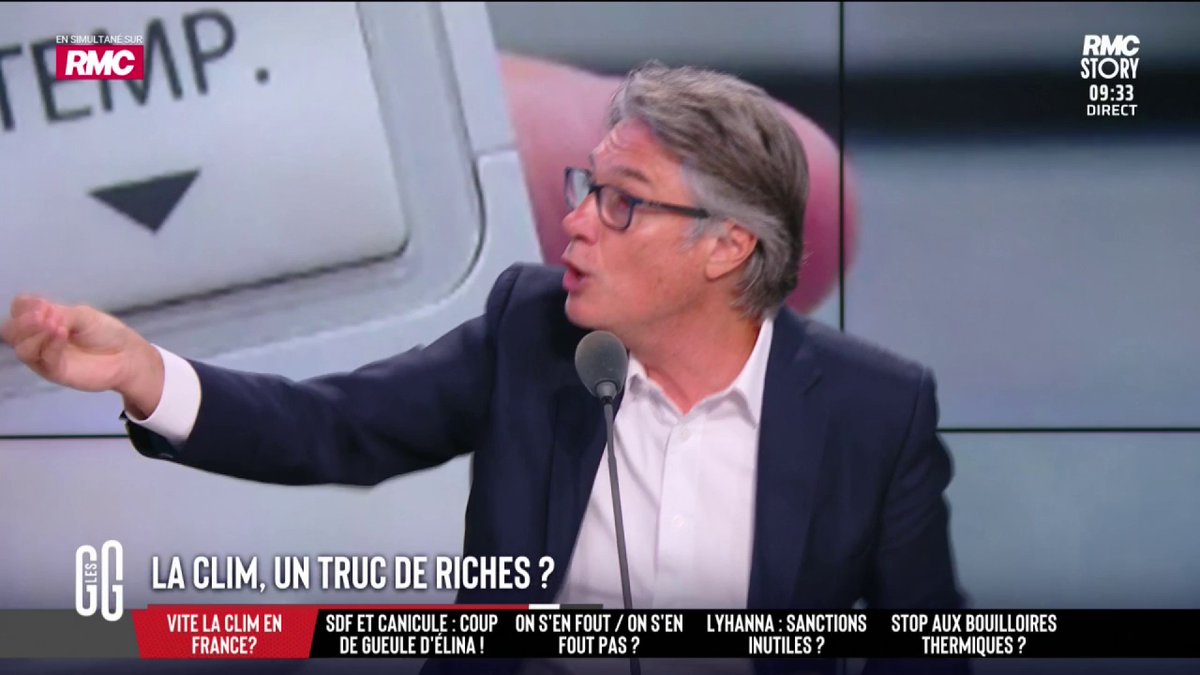 💥 Le coup de gueule d'Alain Marschall sur la clim : "Là où est la faillite, c'est là où est l'État." 🗣️ "On arrête des trains parce que les rails datent du XIXe, on n'a que 5 rames de métro climatisées à Paris, on construit des hôpitaux sans clim. C'est fou !" #GGRMC