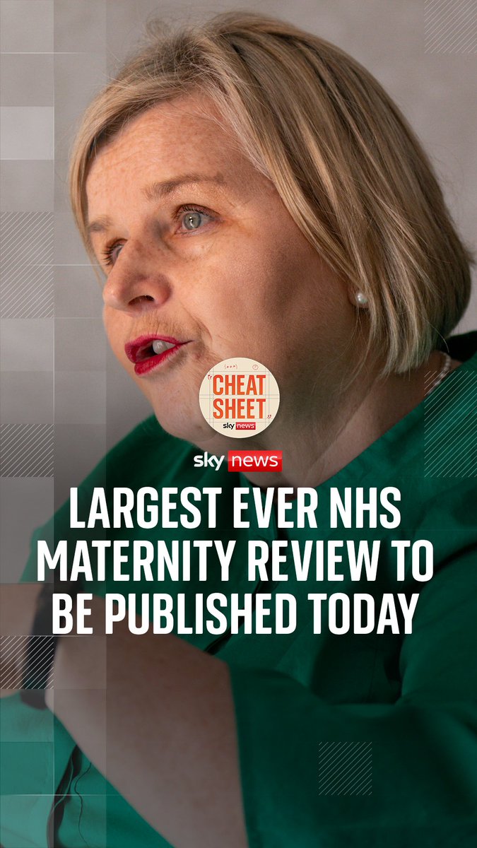 The largest maternity review in the history of the NHS will be published today, which has been carried out by senior midwife Donna Ockendon. Nearly 2,500 families are included in the review of maternity care at Nottingham University Hospitals NHS Trust (NUH), which has examined how hundreds of babies died or were injured. Sophy Ridge and Wilfred Frost explain the significance of the review. Listen to Cheat Sheet wherever you get your podcasts:
