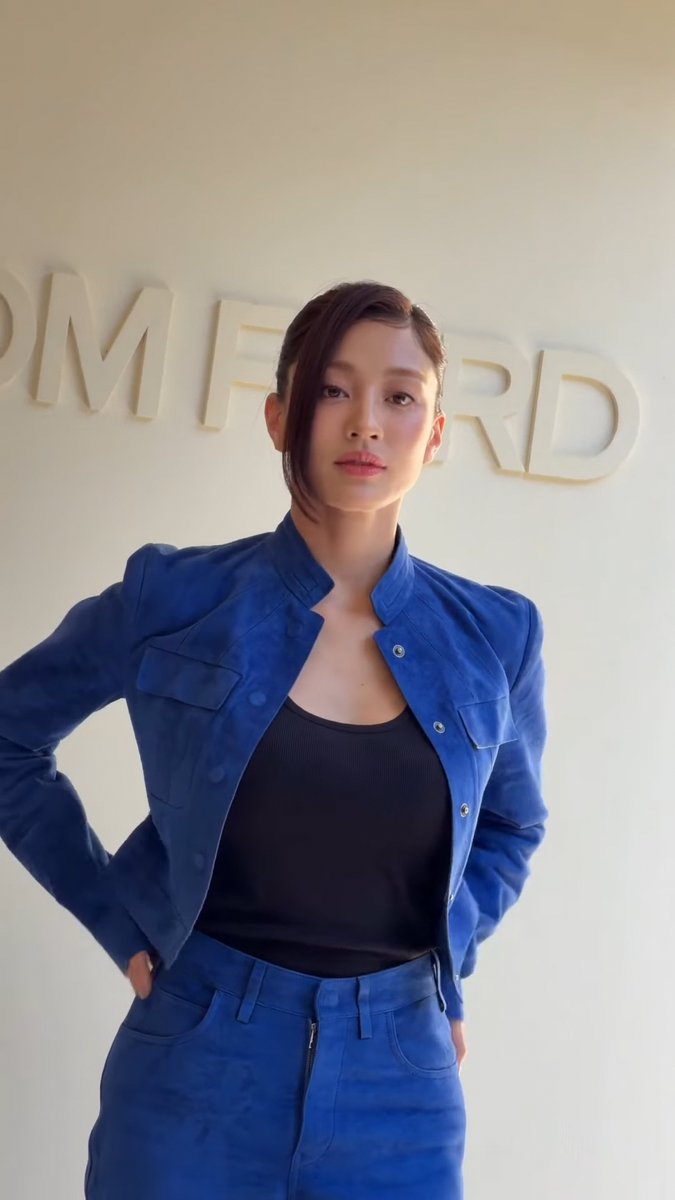 JIHYO at the TOM FORD BEAUTY event today.