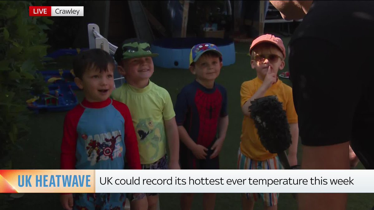 How should we keep cool in the heatwave? Sky's Oliver Whitfield-Miočić speaks to four children who know just the trick...