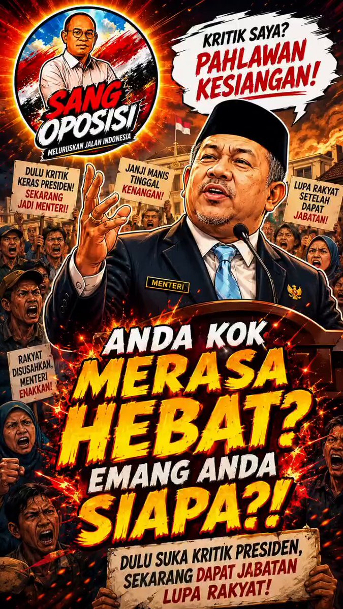 Jabatan bukan ukuran kehebatan seseorang. Jabatan hanyalah amanah yang diberikan rakyat dan harus dipertanggungjawabkan. Seorang wakil menteri, menteri, atau pejabat negara tidak diangkat untuk merasa lebih tinggi dari rakyat, melainkan untuk melayani rakyat.