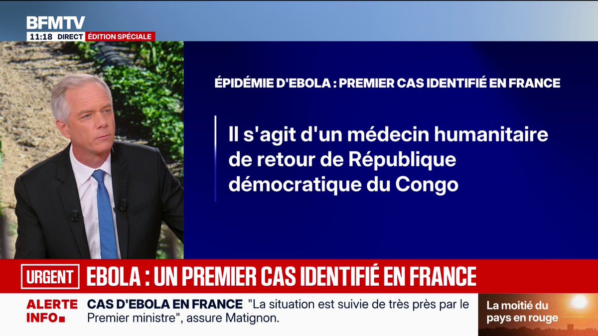 Un cas d'Ebola en France: "la situation suivie de très près" par Matignon