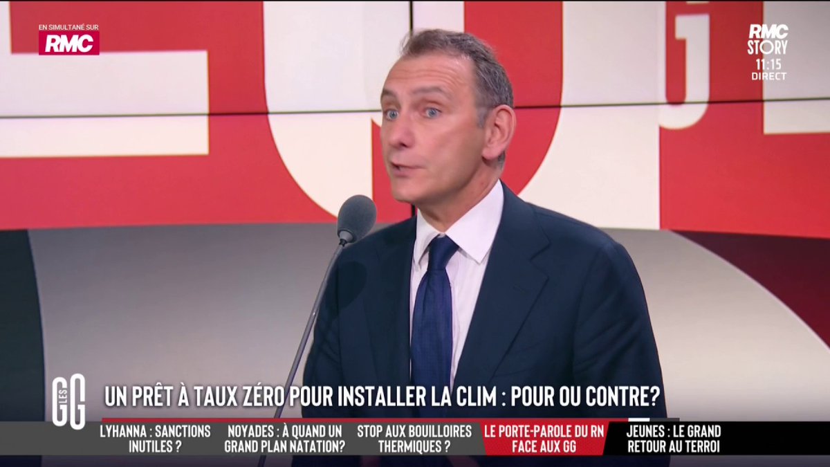 🚨 Laurent Jacobelli, député RN : "La France dans 20 ou 30 ans, soit c'est une France mondialisée qui achète ses produits en Chine, une France du RSA, qui regarde passer les trains et qui survit. Soit une France qui redevient industrielle. Ce n'est pas un gros mot." #GGRMC