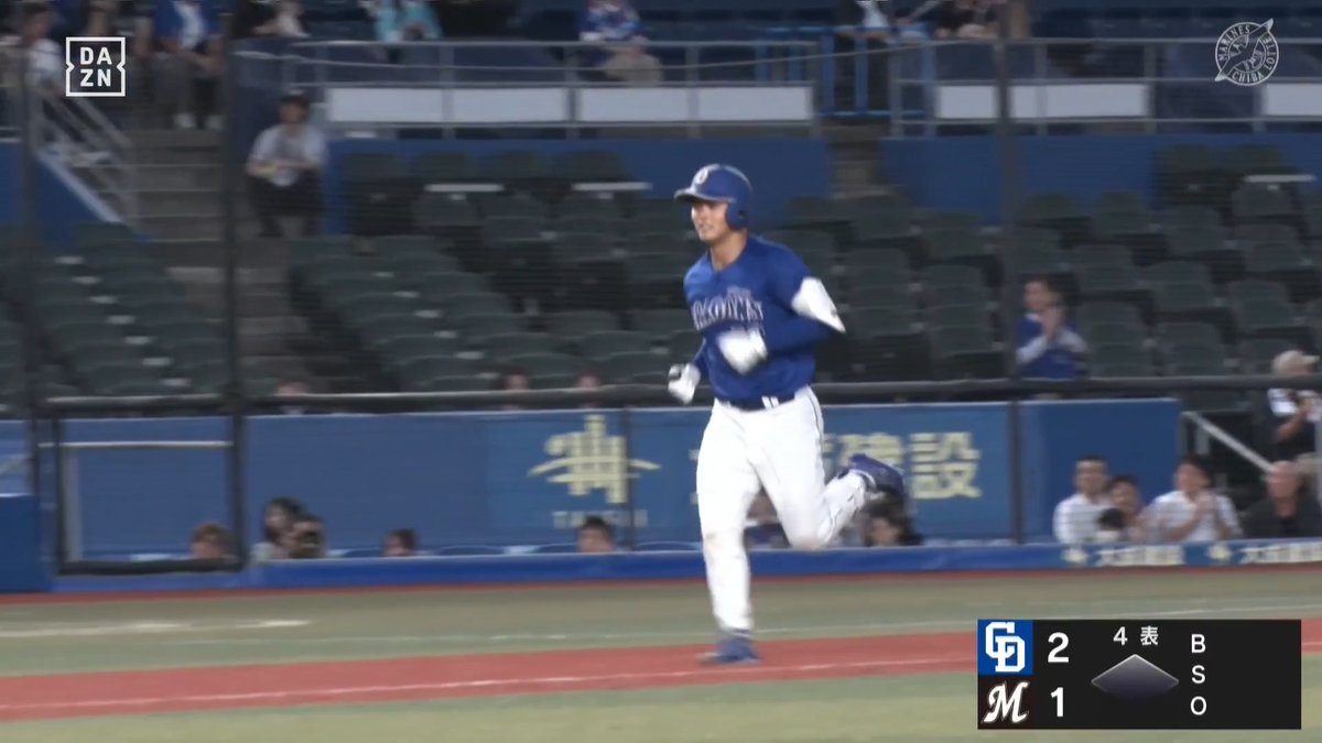 ポール直撃 打てる捕手がここにいる 石橋康太 ファーム第4号ホームラン ⚾️ロッテ×中日（ファーム） #dragons #だったらDAZN #イージースポーツ