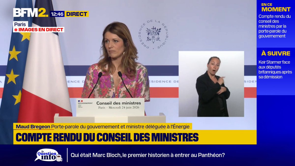 Enjeu climatique: "Il y a une responsabilité qui est celle de l'activité humaine", déclare Maud Bregeon, porte-parole du gouvernement #BFM2
