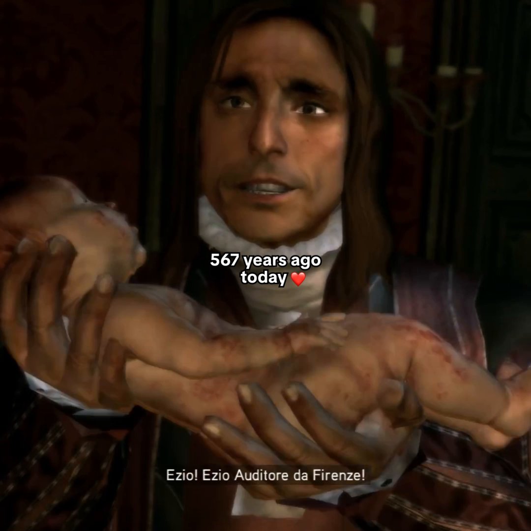 Happy Birthday Ezio 🐐❤️ #assassinscreed