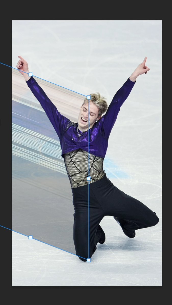 The pixel stretch trend hits different when it's your fav figure skaters. 😍 ⛸️ #FigureSkating