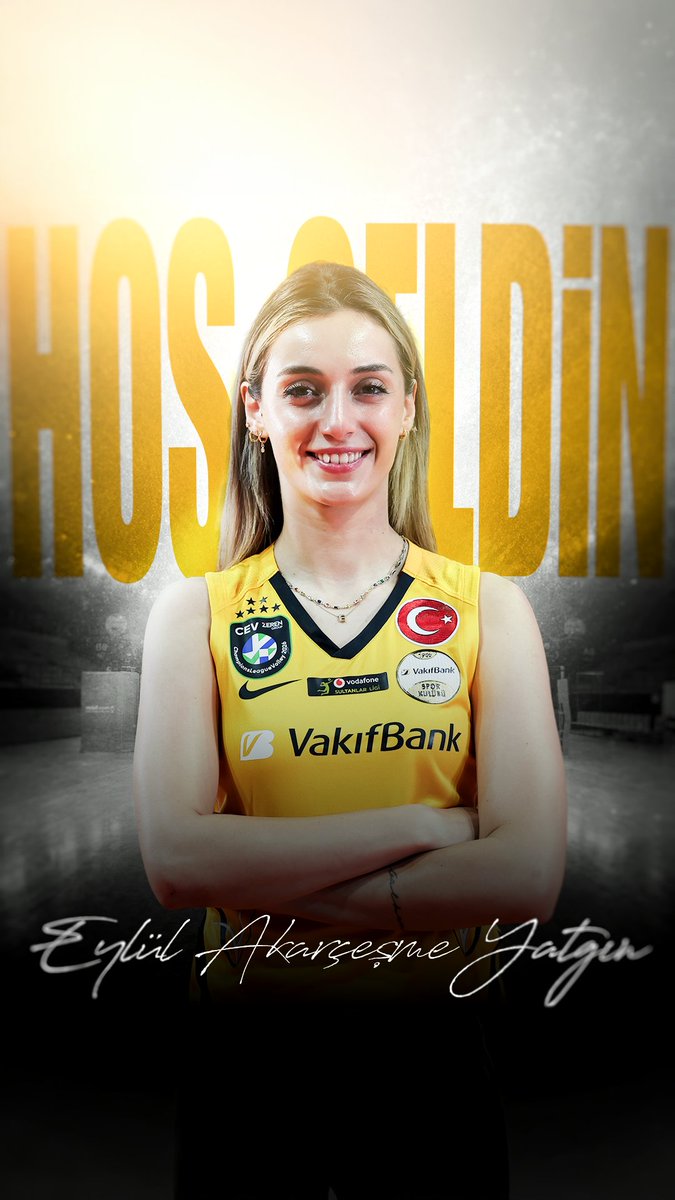 VakıfBank’a hoş geldin, Eylül Akarçeşme Yatgın! 💛🖤 #ForMore