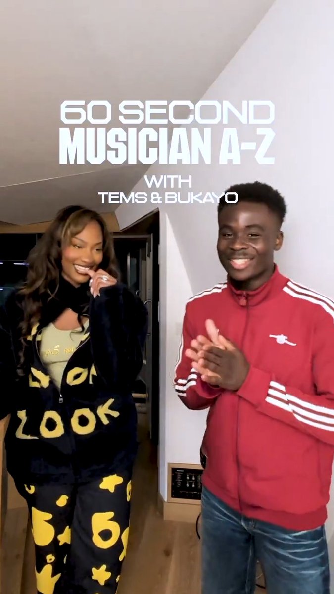 Putting their musical knowledge to the test 🎶 Stream The Link Up with Bukayo and Temz on The Arsenal ⚡️