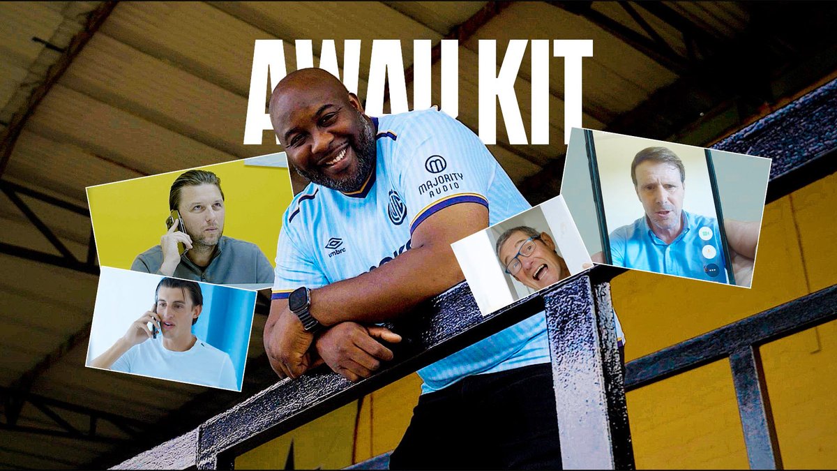When a line-up of U's legends turned down Max Rushden 💛🖤's pleas to star in our away kit launch, there was only oné man who could save the day. 🦸♂️👑 💳