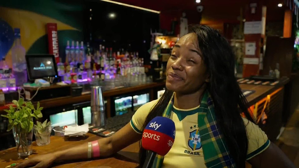 🗣️ "I hope from the heart we get a draw!" Brazil and Scotland fans debate who will come out on top as the pair meet at the World Cup for the first time in 28 years 🤝