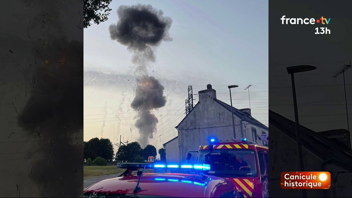 🔴 Environ 68 000 foyers sont privés d'électricité, mercredi 24 juin, en fin de matinée dans le sud du Finistère en raison d'incidents liés à la chaleur sur les infrastructures, ont annoncé les gestionnaires du réseau RTE et Enedis. #JT13H