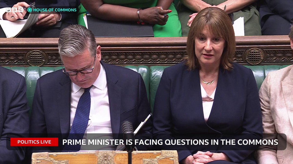 Kemi Badenoch highlights the absence of Ed Miliband, asking if his "treachery" should see him appointed chancellor Keir Starmer defends his own record as PM, saying the test is "handing over the country in better shape than you found it" #PMQs