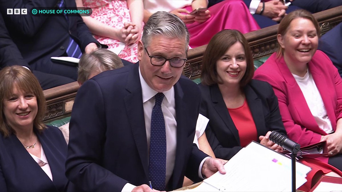 Ed Davey asks if the PM will advise Andy Burnham to put his “EU red lines in the past” and adopt their plan for a growth and defence partnership with the bloc “I’m very proud of the fact we’ve reset our relationship with the EU," Keir Starmer says #PMQs