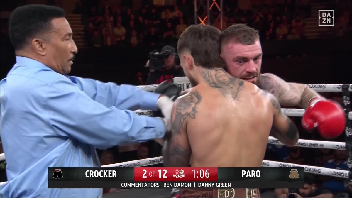 High pace in a high stakes main event 💨 #CrockerParo | Live now on DAZN ▪️