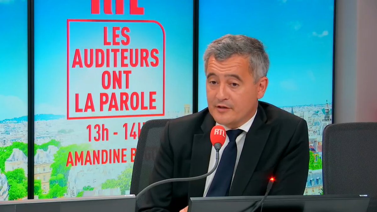 🎙️ "Le papa sort de prison et à de nouveau la garde de ses filles qu'il a violées" Gérald Darmanin face à un auditeur dans le social qui l'alerte Gérald DARMANIN , le ministre de la Justice, dans "Les auditeurs ont la paroles" au micro d'Amandine Bégot sur #RTLMidi