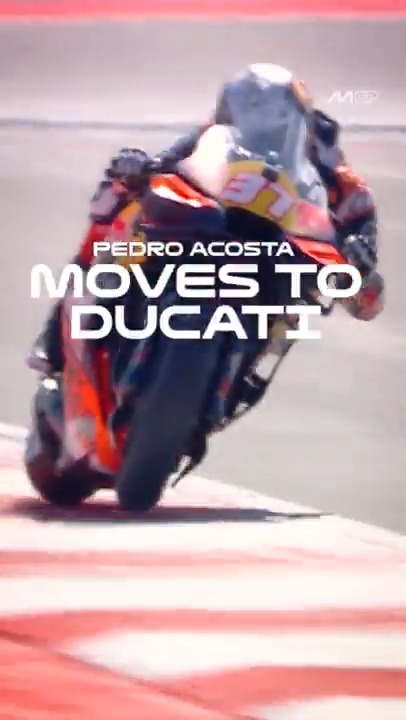 THE SHARK WILL WEAR RED 🔴 A new adventure awaits Pedro Acosta as he joins Ducati Corse 🔥 #MotoGP