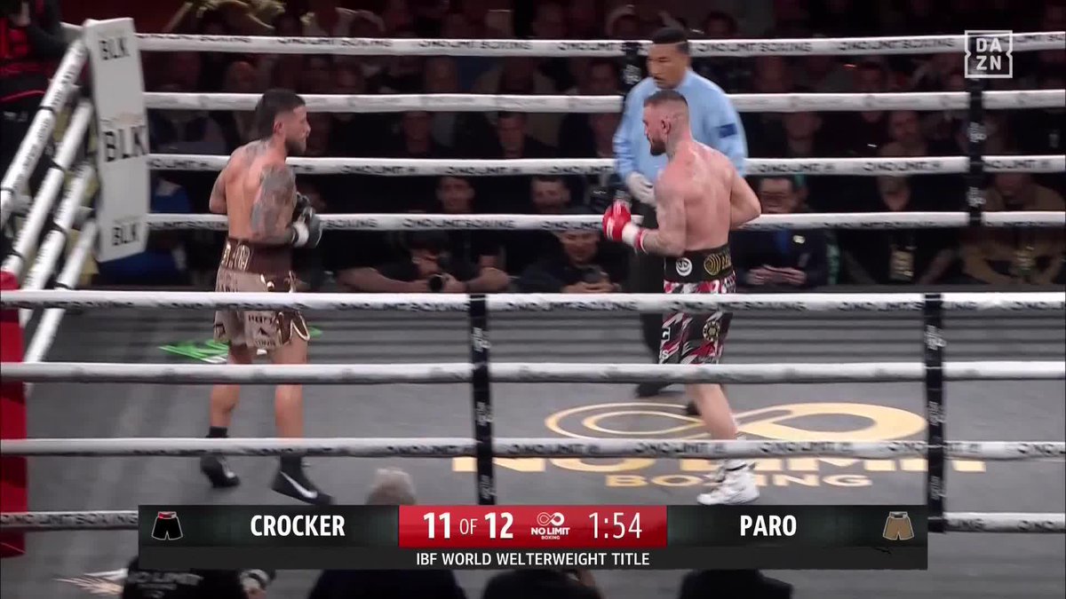 The Croc goes hunting 🐊 #CrockerParo | Live now on DAZN ▪️
