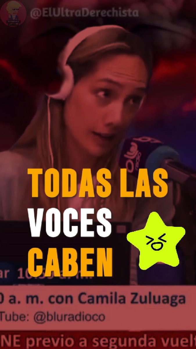 😂 "Todas las voces caben" dice Camila Zuluaga para justificar a Ana Cristina Restrepo, pero, no decía lo mismo cuando censuró a Sebastián Nohra, primero lo trató de vuelta y media y después le tocó a él salir a pedir perdón. ¿No que todas las voces caben? 🤣