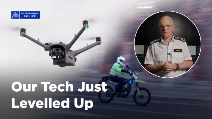 Commissioner Sir Mark Rowley has set out an ambitious next phase in the use of technology to tackle crime and stay ahead of offenders. Read his speech here:
