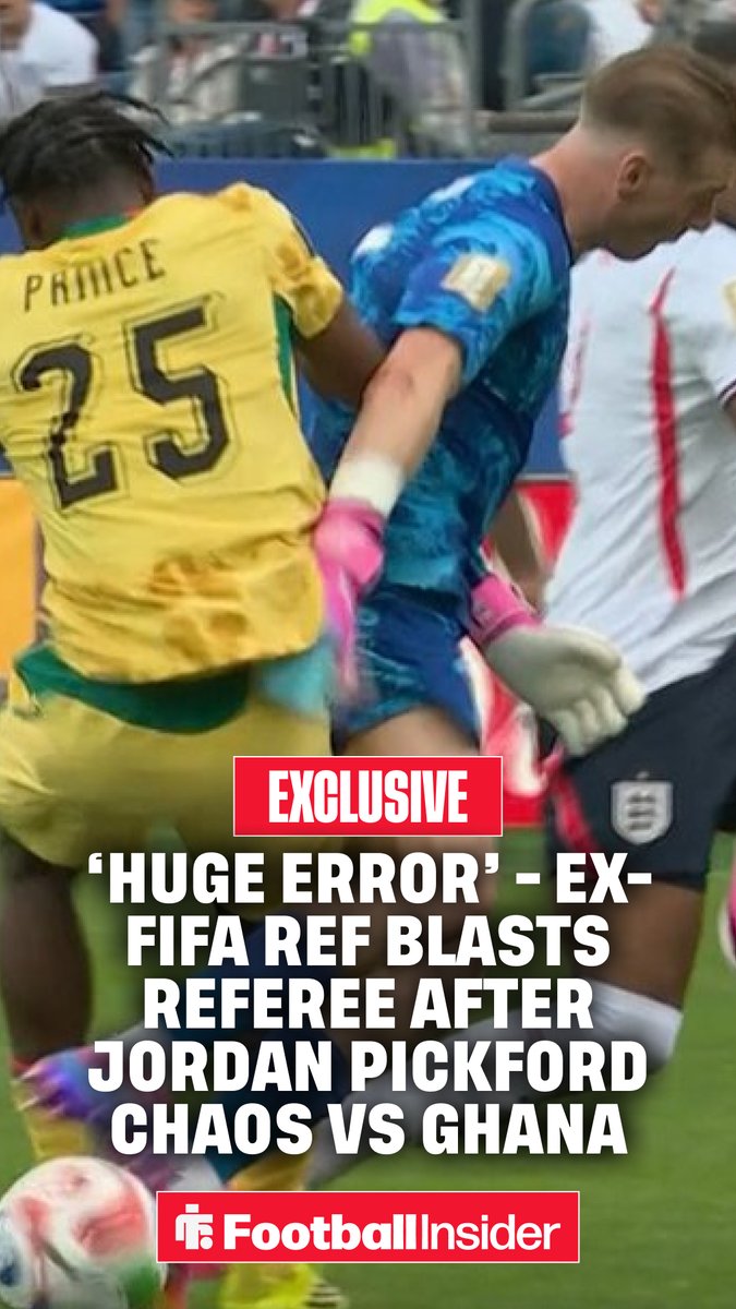 ⚠️ "𝐇𝐔𝐆𝐄 error" - Ex-PGMOL chief KEITH HACKETT blasts England vs Ghana referee after major Jordan Pickford controversy.