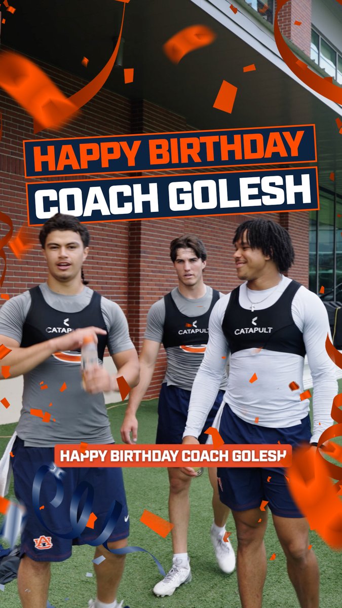 Happy Birthday, Alex Golesh 🎉