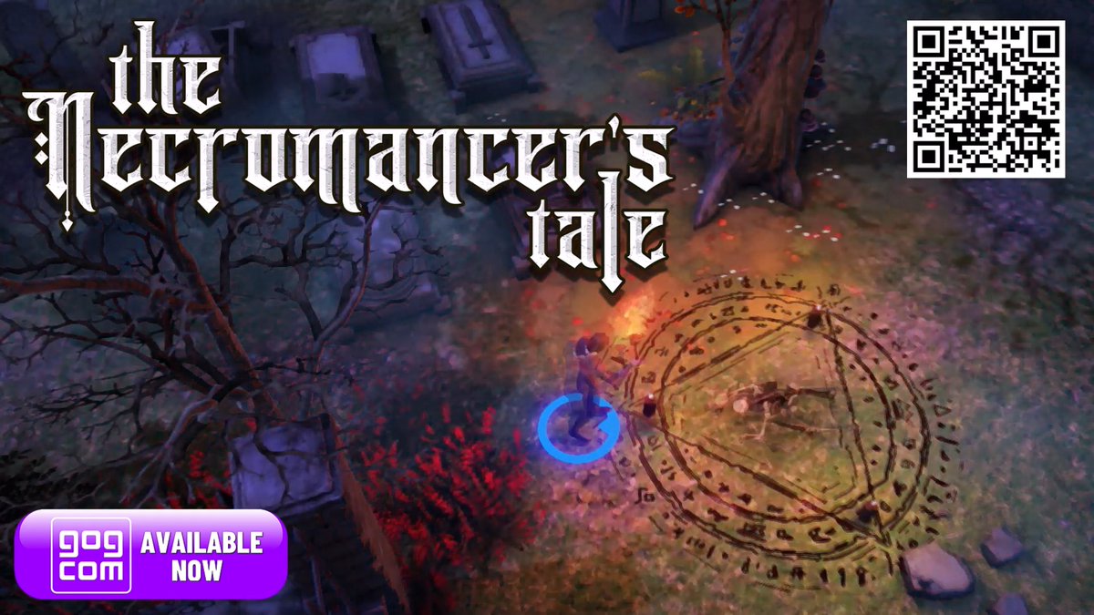 The Necromancer's Tale, the amazing narrative-driven gothic RPG from Sam Redfern, is now available DRM-free on GOG! 👇 We're thrilled to welcome this excellent title to our platform. Hundreds of excellent reviews have already been given, but it's best to see for yourself. Add this jewel to your library today and keep it yours forever 💜