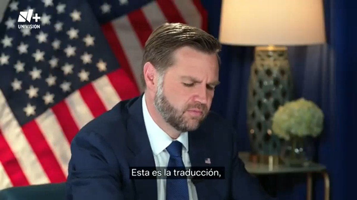 Univision gives JD Vance a letter from a 7-year-old girl held in ICE detention, writing, "I don't feel good in this place" and saying she misses her school, her friends, and her grandparents