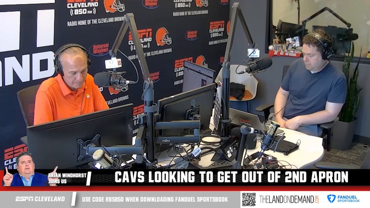 "The reason they want to get out of the 2nd apron is that so they have the ability to change the roster," - Brian Windhorst on the Cavs roster plans 👀