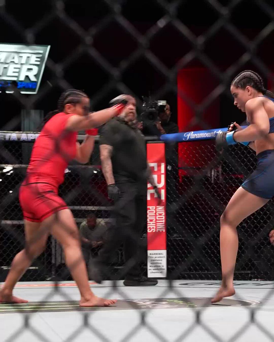 SHE ONLY NEEDED 25 SECONDS 🤯 Gigi Canuto wastes absolutely no time earning the RD1 TKO victory! STREAM #TUF34 NOW on @ParamountPlus!