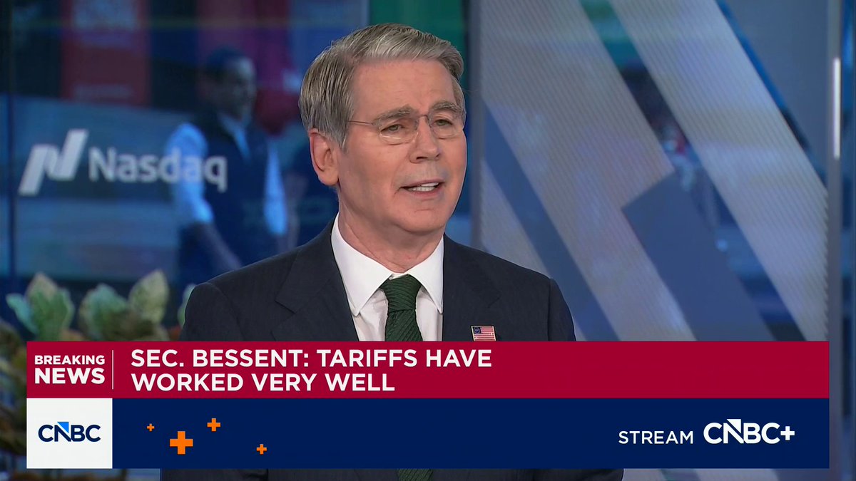 Treasury Secretary Scott Bessent says tariffs have "been a big success" and allowed the U.S. to make trade deals that were previously impossible.