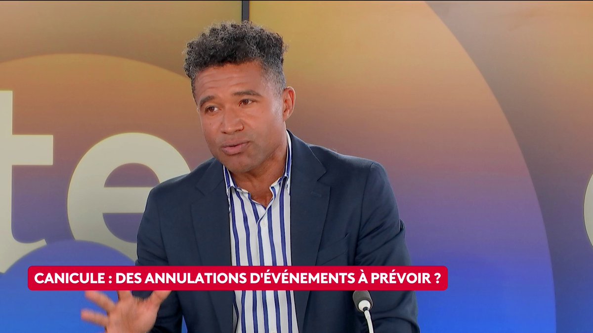 🔴 🗣️ Canicule : vers un Tour de France 2026 adapté ? "On ne pense pas décaler les étapes le matin [ou] le soir, il faudrait vraiment que ce soit des conditions exceptionnelles" , selon Haron Tanzit, journaliste à France Télévisions. #CestTouteLaQuestion #Canal16