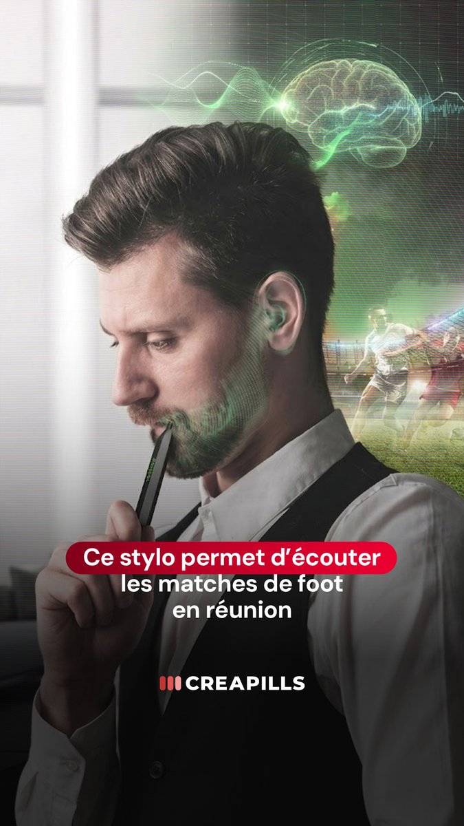 Parfait pour suivre (discrètement) la Coupe du Monde au bureau 😄