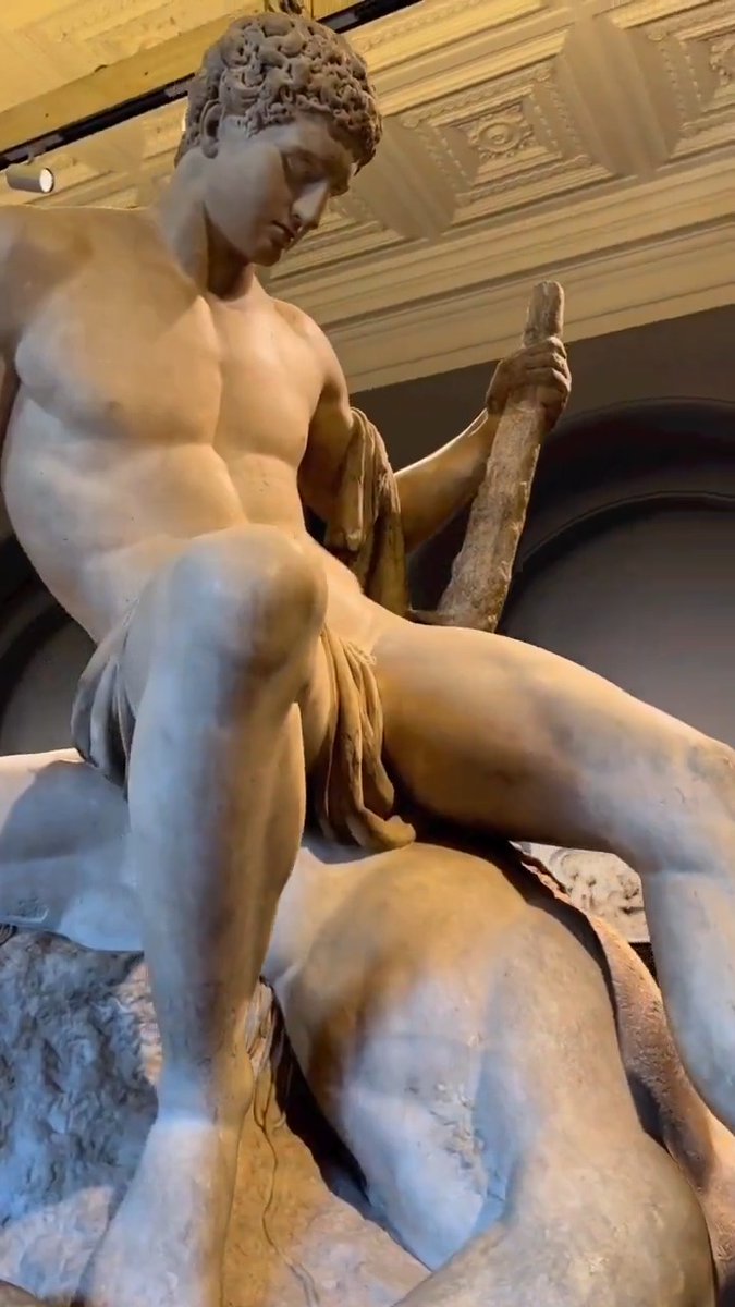 Always loved this piece by Canova. Theseus and the Minotaur, 1790.