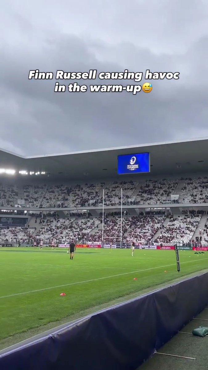 Should be playing against Brazil tonight with that accuracy😅🎯 #InvestecChampionsCup #rugby