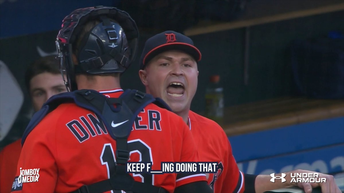 Tarik Skubal yells at the White Sox dugout because they were relaying signs to their batters, a breakdown