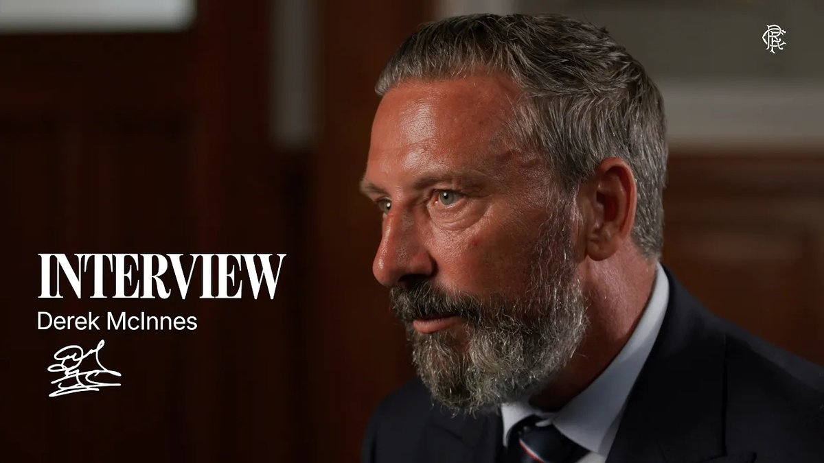 🎥 RangersTV sat down exclusively with Derek McInnes on the day he was unveiled as manager at Ibrox today. 💭 He describes his return to Rangers as “special” and a “privilege”.