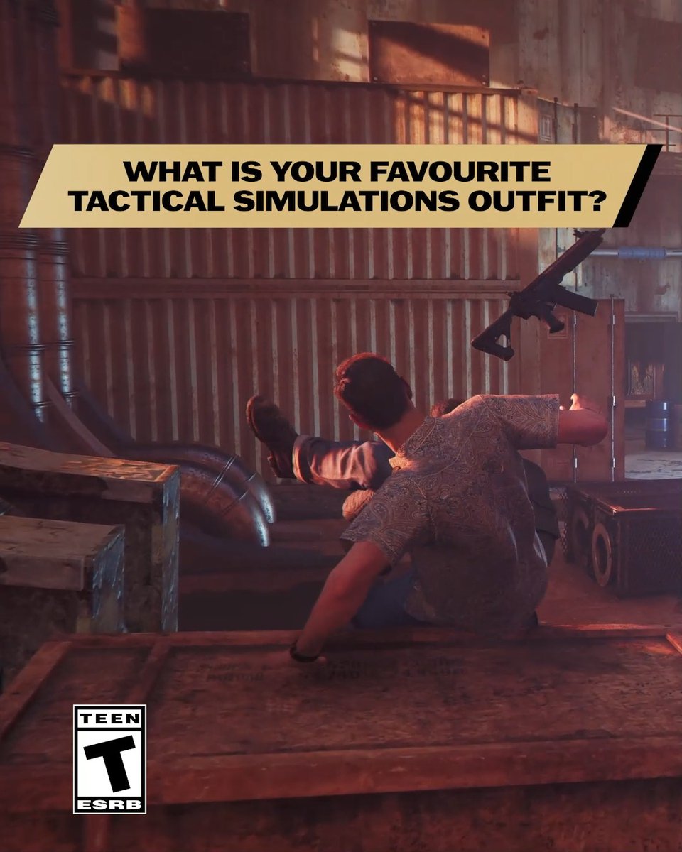Dressed to impress or to make a statement? What is your favourite Tactical Simulations outfit to use? #007FirstLight #EarnTheNumber