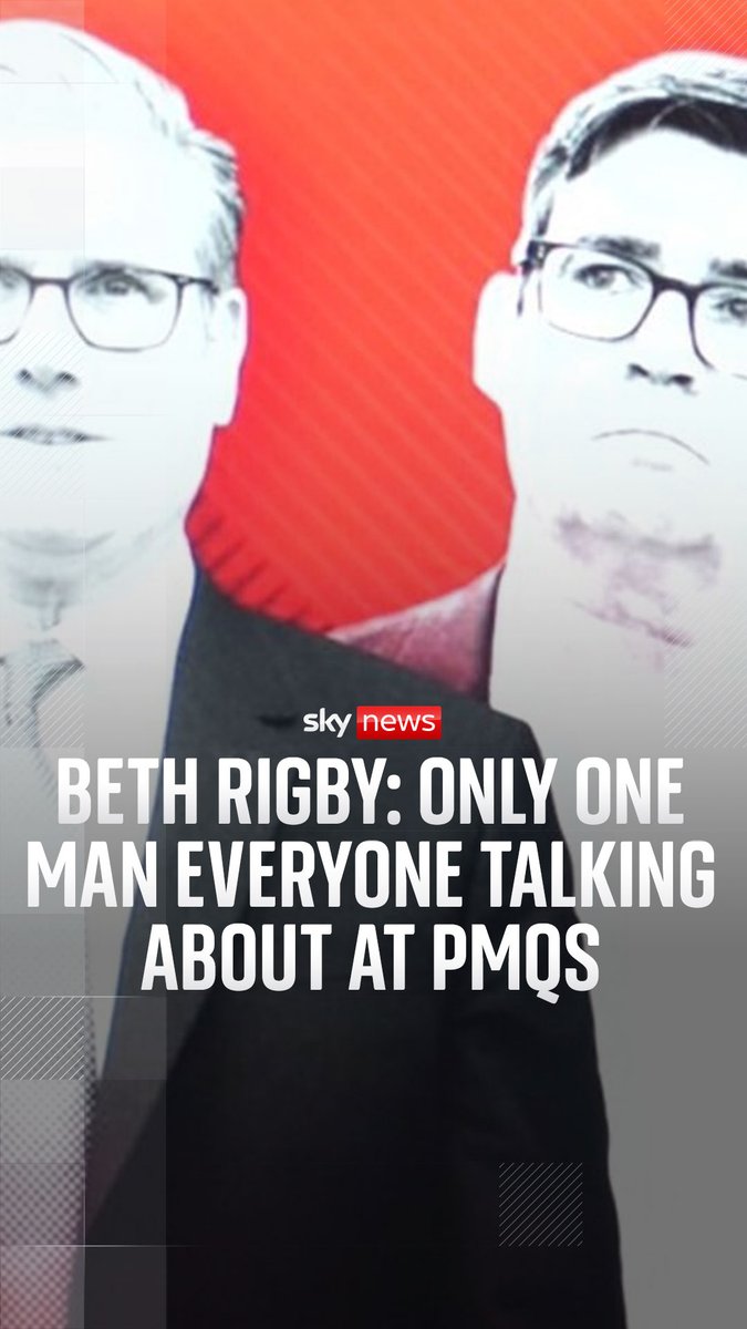Sir Keir Starmer is still in office, but he no longer seemed to be the main topic of conversation at PMQs, with thoughts already turning to his likely replacement Andy Burnham. Sky's political editor Beth Rigby reports ⬇️ Politics live: